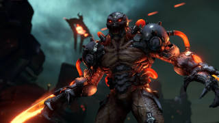 Demonic flame armor battle epic - unreal engine 5 free wallpaper