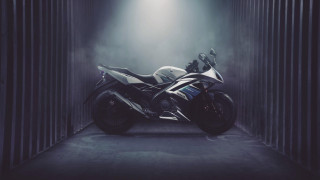 Motorcycle dark room foggy light - a foggy background free wallpaper