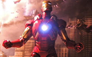 Man suit light cityscape helicopter - a helicopter free wallpaper