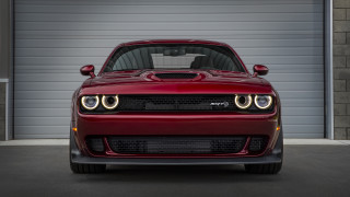 Red car garage open light - a garage door open free wallpaper