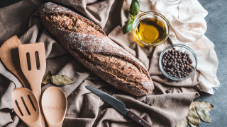 Bread table knife spoons beans - brassaï free wallpaper for desktop