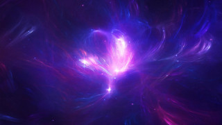 Purple blue heart aurora galaxy - abstract background free wallpaper