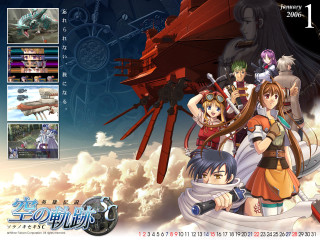 Anime characters dragon sky clouds - cloud behind them free wallpaper