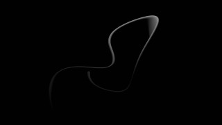 Black background curved ambient occlusion - alberto burri free wallpaper