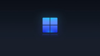 Dark blue window reflection minimalist - minimalist free wallpaper for desktop