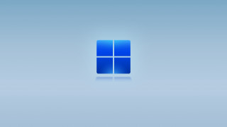 Blue square reflection night minimalist - minimalist free wallpaper for desktop