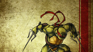 Teenage mutant hero sword armor - a drawing free wallpaper