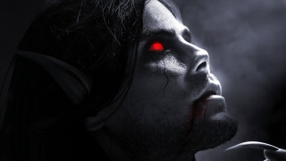 Man bloody face red eyes - a bloody face free wallpaper