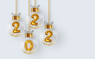 Christmas ornaments gold numbers bow - dave arredondo free wallpaper