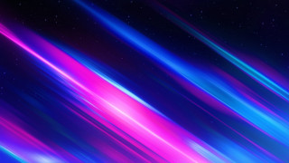 Abstract synthwave starfield aurora planet - synthwave style free wallpaper