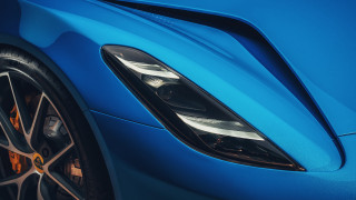 Blue sports car black rim 2 - a black rim free wallpaper