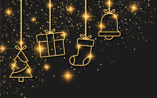 Christmas bell stockings christmas tree - a christmas card free wallpaper