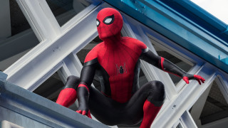 Spiderman ledge suit mask panfutureism - a spider man free wallpaper