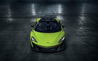 Lime green sports car hood - its hood free wallpaper