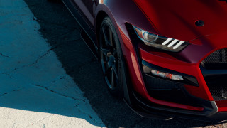 Red sports car cobra hood - hood free wallpaper