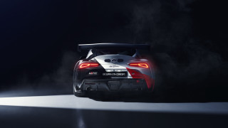 White sports car black background 5 - the back of its free wallpaper