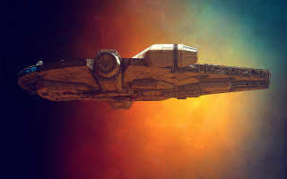 Star wars ship skyline matte - a star war free wallpaper