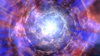 Blue purple spiral star center - cosmic free wallpaper