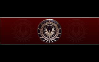 Red black banner gold emblem - banner free wallpaper