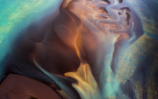 Face water sky abstract fire - swirl free wallpaper