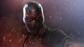 Red light astronaut constellation starry - unreal engine 5 free wallpaper