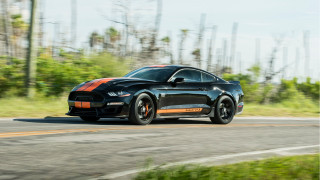 Black sports car driving forest 3 - a road next free wallpaper for desktop