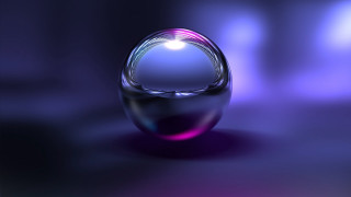 Shiny purple blue raytracing holography - shiny free wallpaper