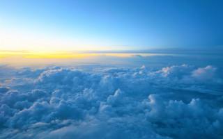 Sky clouds sun mountains ocean - a view of the sky free wallpaper