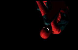 Spiderman upside down dark hands - down free wallpaper