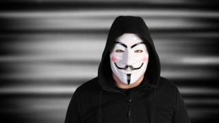 Man mask black hoodie cybernetics - les automatiste free wallpaper
