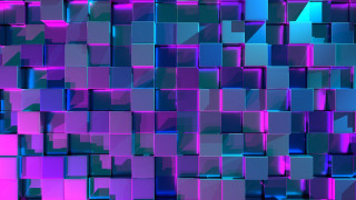 Colorful abstract squares 3d checkered - square and rectangles free wallpaper