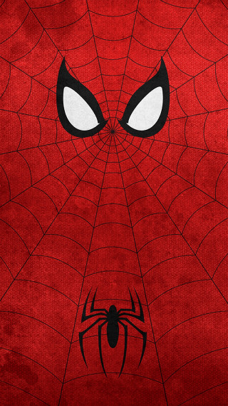 Spider man face eyes web - face free wallpaper for mobile