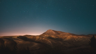 Mountain range star filled sky 2 - sky above free wallpaper