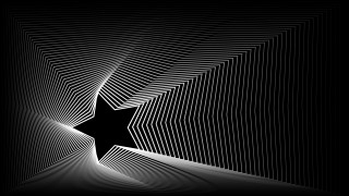 Black white star tunnel opart - jagged free wallpaper