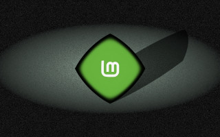 Green button white m shadow - daarken free wallpaper