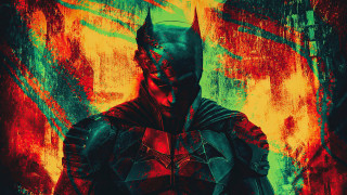 Batman poster autumn leaves fire - a black mask free wallpaper