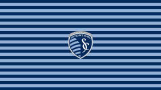 Blue white striped wallpaper soccer - optical illusion free wallpaper