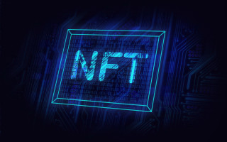 Blue neon nft sign circuit - neo free wallpaper