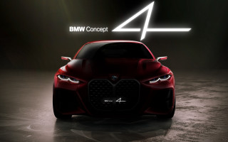 Red car neon bmw concept - concept design free wallpaper