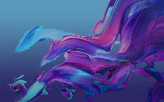 Blue purple abstract pokemon 3d - abstract painting free wallpaper