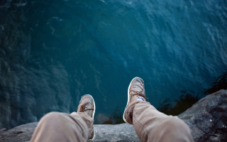 Rock figure water depth cave - a rock free wallpaper