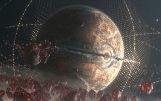 Large object space city moon - a large object free wallpaper for desktop