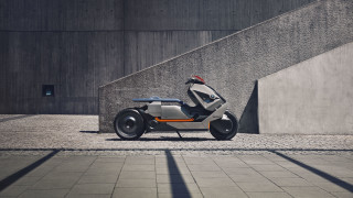 Small motorcycle wall ramp futuristic - a sidewalk free wallpaper