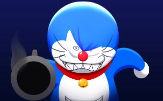 Cartoon gun openmouth rednose neckring - toyism free wallpaper for desktop