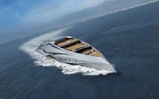 Boat shore mountains night sky - the water near a shore line free wallpaper