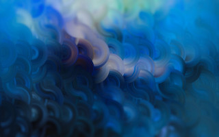 Blurry blue white background generative - a blurry image free wallpaper