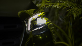 Car mirror fern light bokeh - the mirror free wallpaper