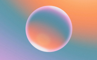 Blurry moon abstract gradient sky - a large object in the sky free wallpaper