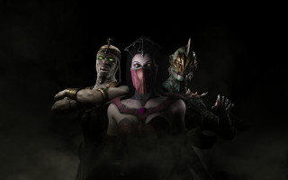 Masked figures smoke dark armor - mask free wallpaper