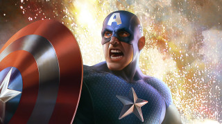 Captain america explosion shield star - anthony palumbo free wallpaper